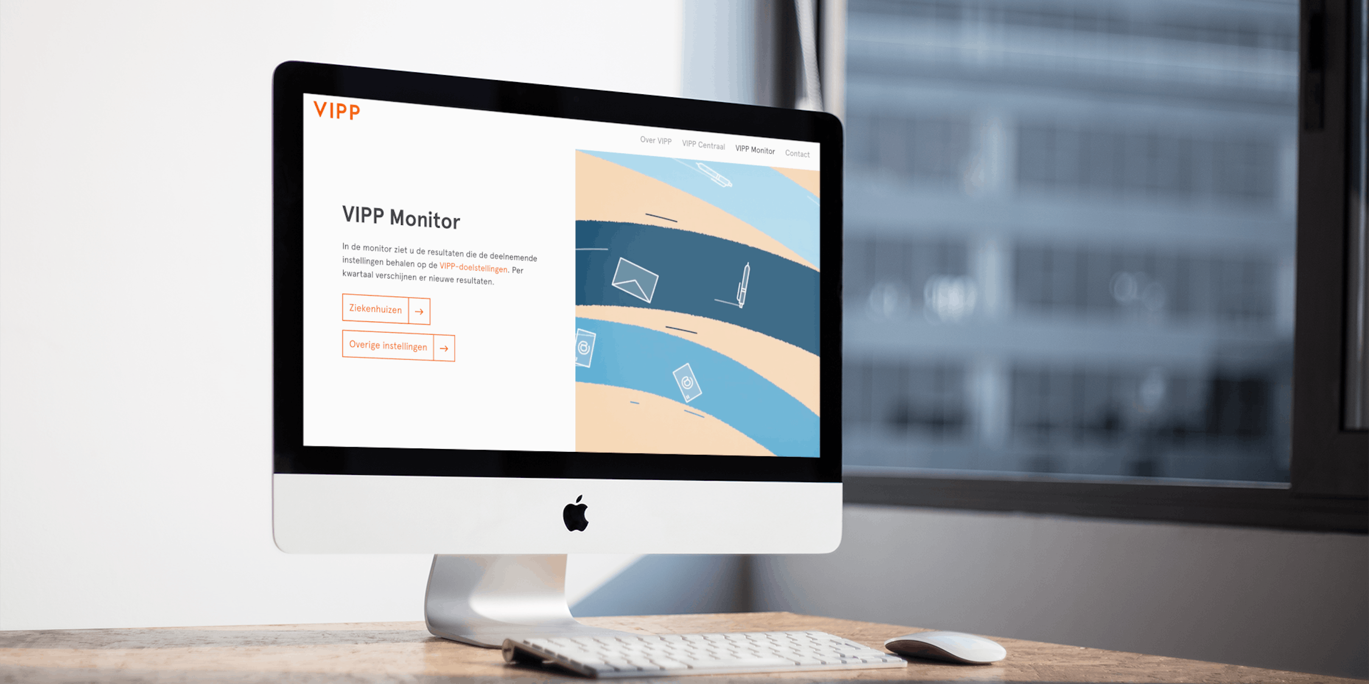 webapplicatie VIPP-monitor voor Nederlandse Vereniging van Ziekenhuizen