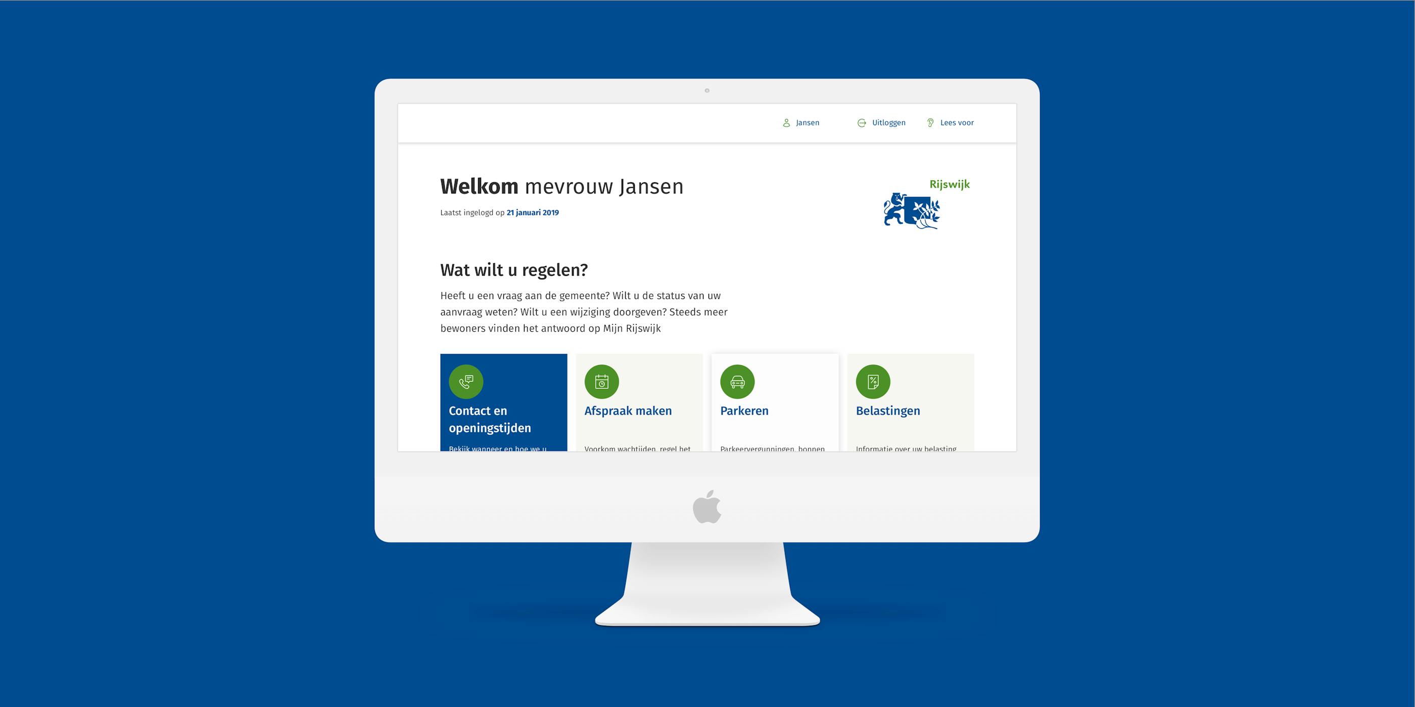 nieuwe burger service portaal van Gemeente Rijswijk