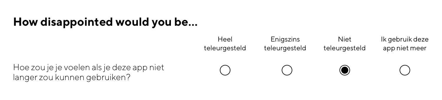 Het succes van UX meet je met de vraag uit het boek Hacking Growth: How Today's Fastest-Growing Companies Drive Breakout Success