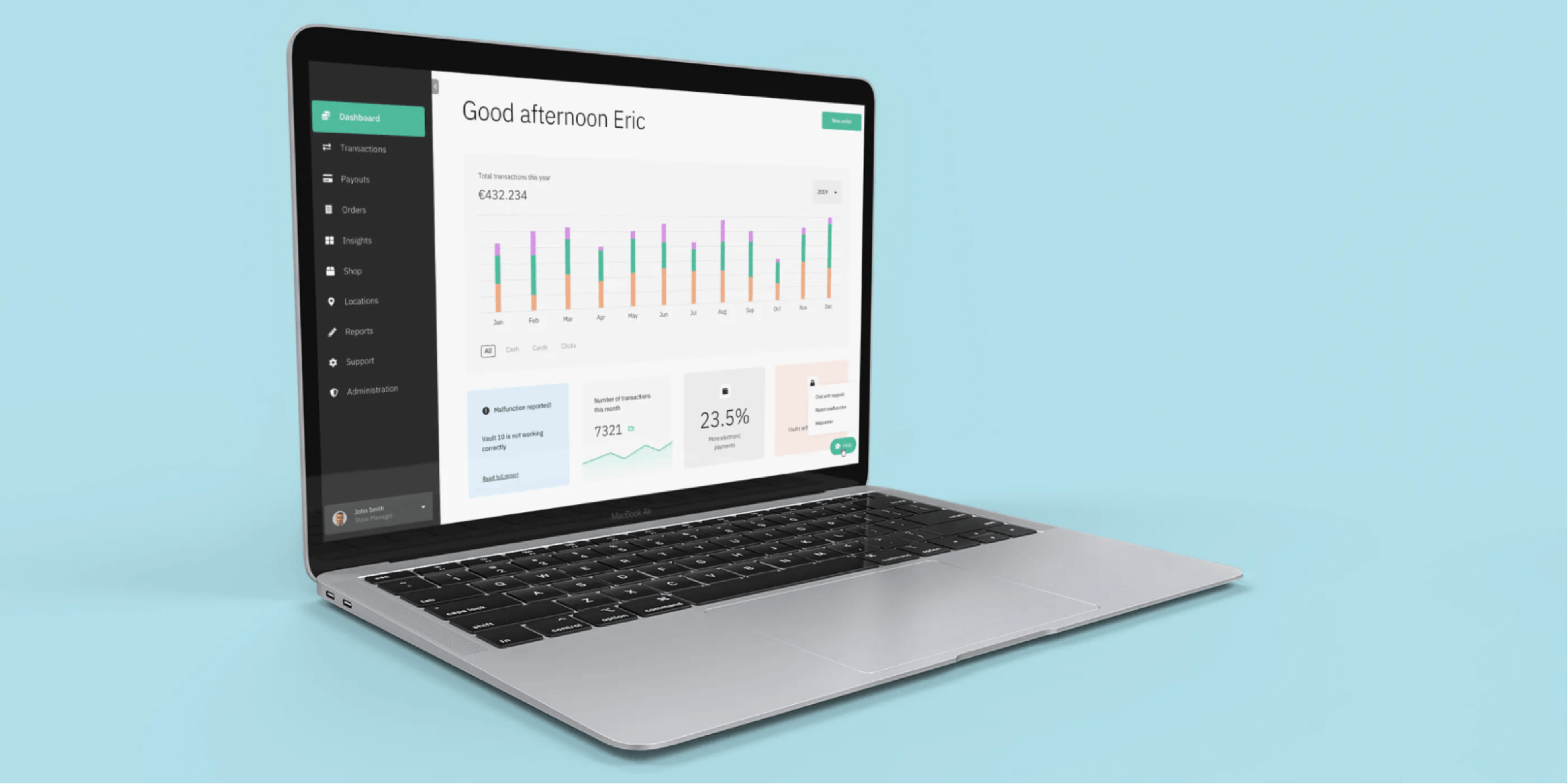 Self-service portal headless