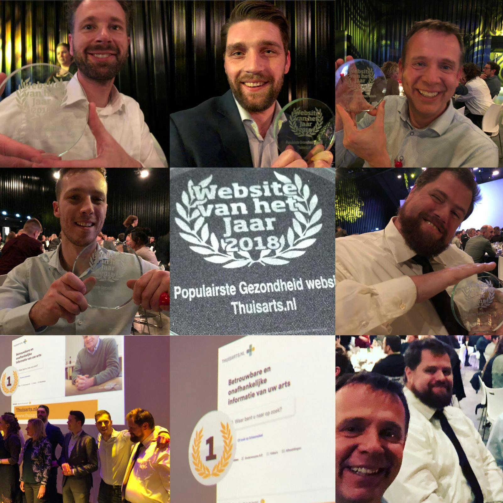 Website van het Jaar Award 2018 voor Thuisarts