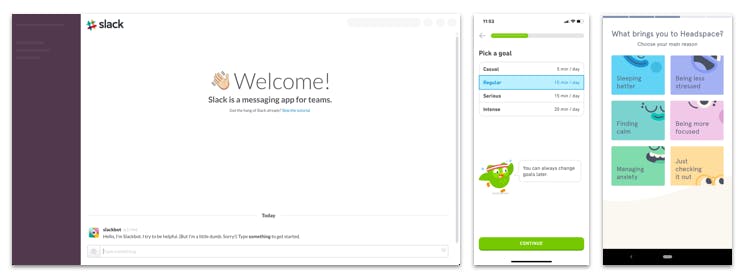 De User Onboarding van Slack