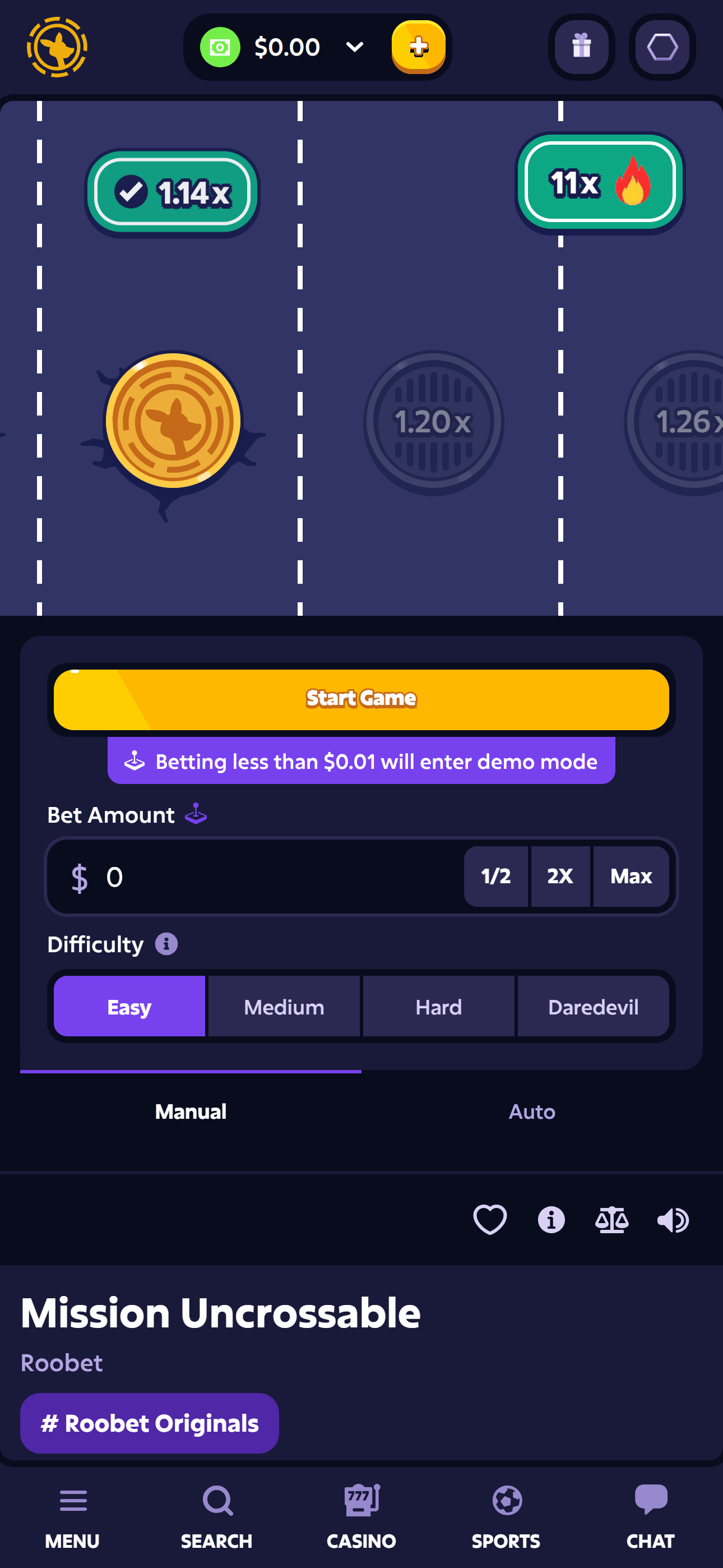 Cashed out successfully