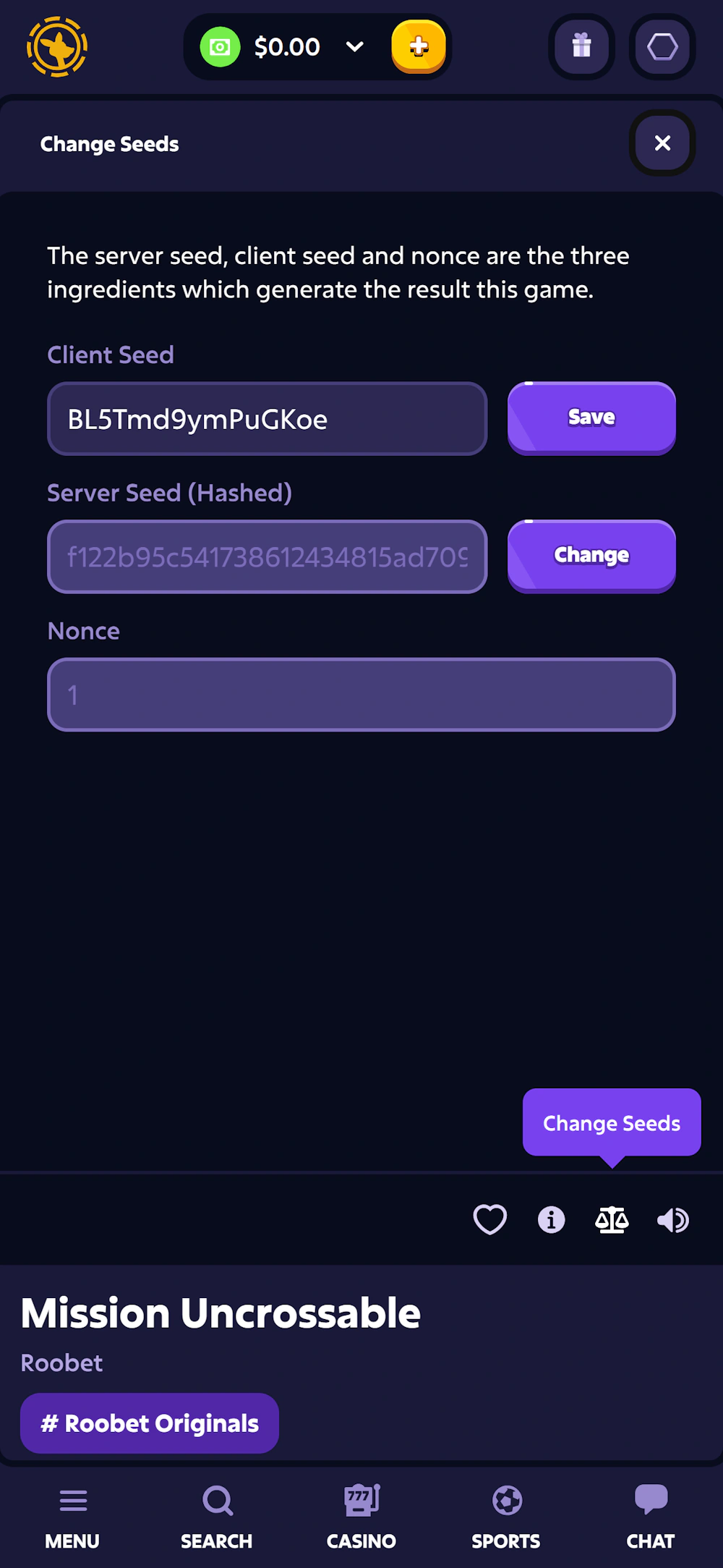 mission-uncrossable-provably-fair