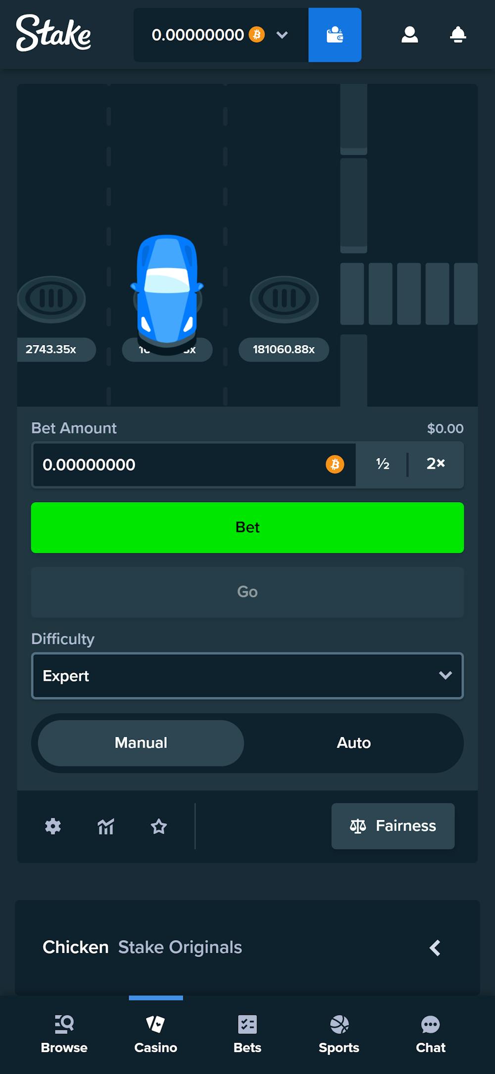 The max win at the Expert level.