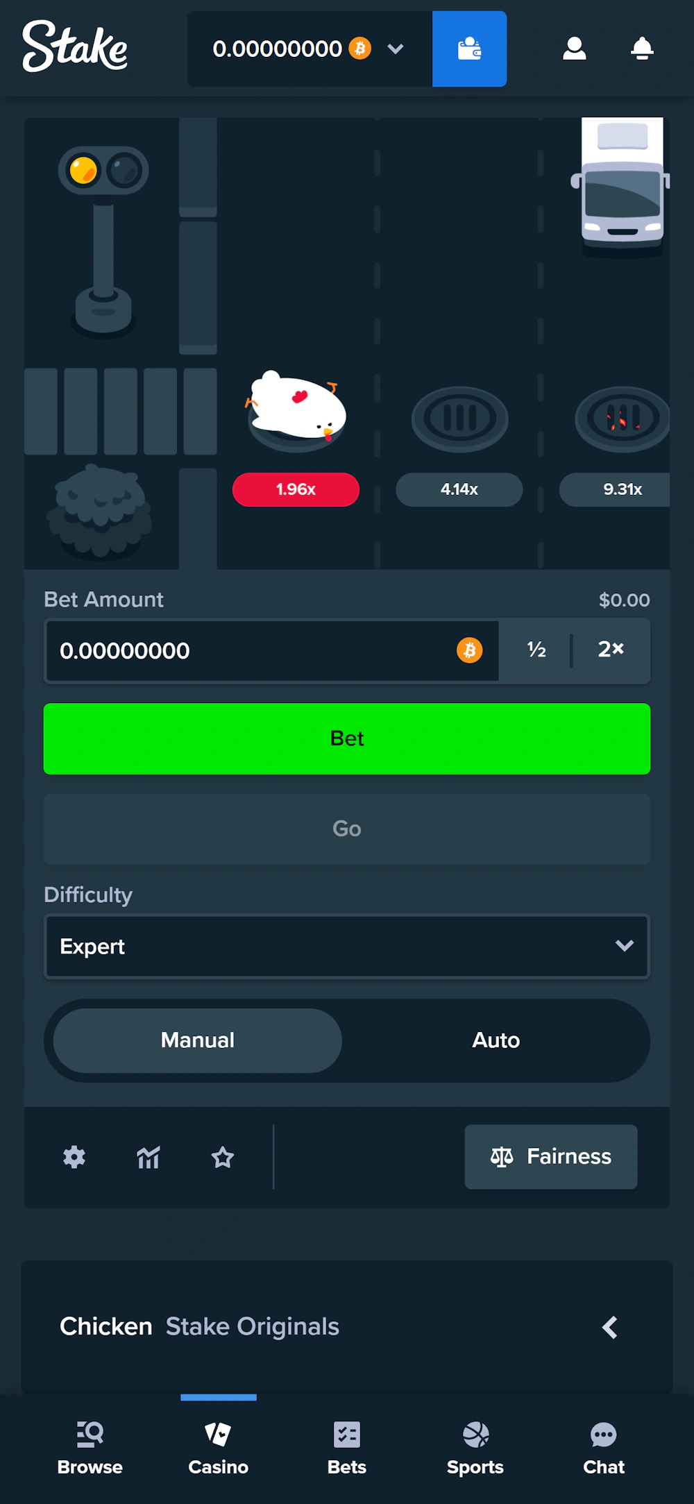 Chicken crashed version 2.