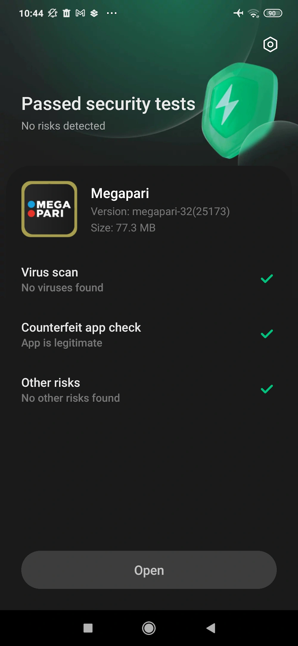 7 - Complete app installation.