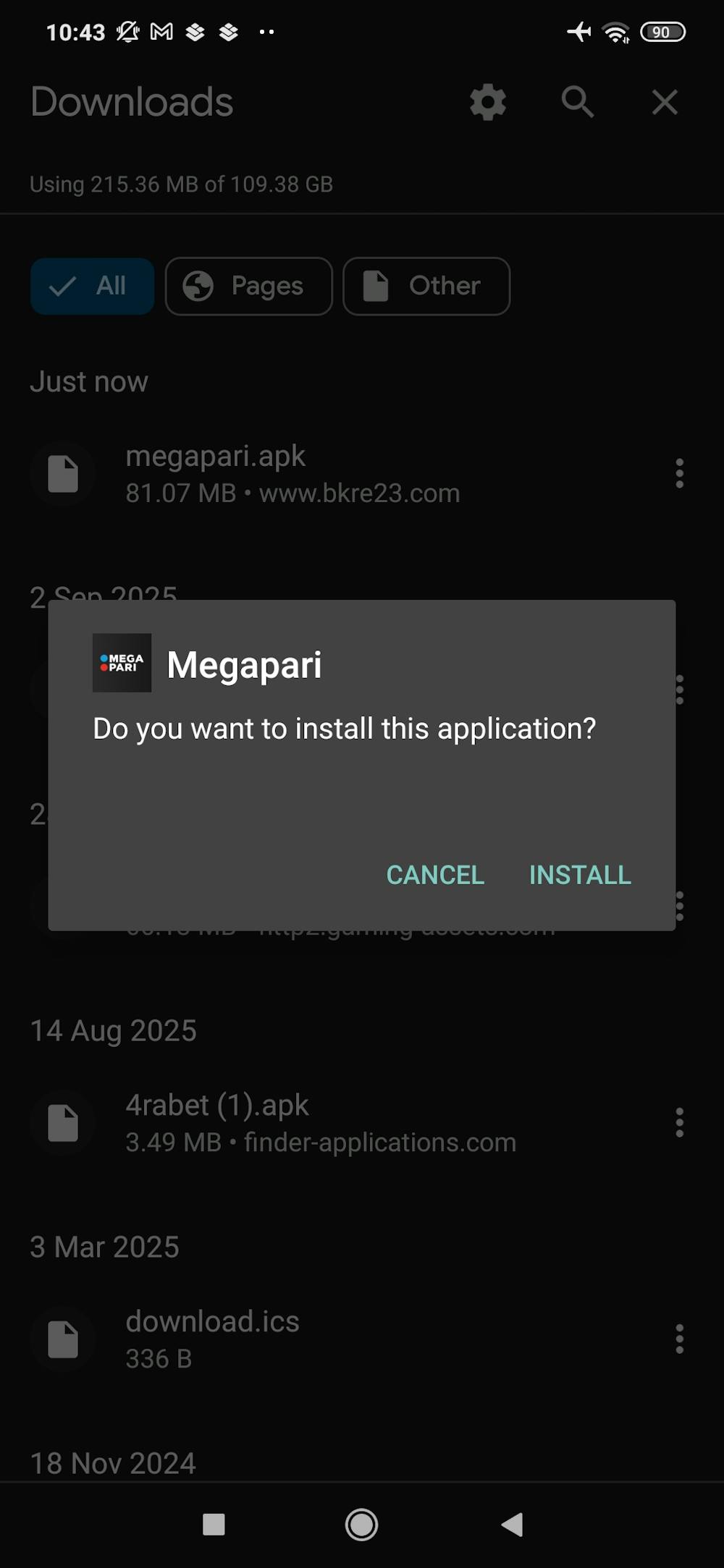 6 - Open the APK again.