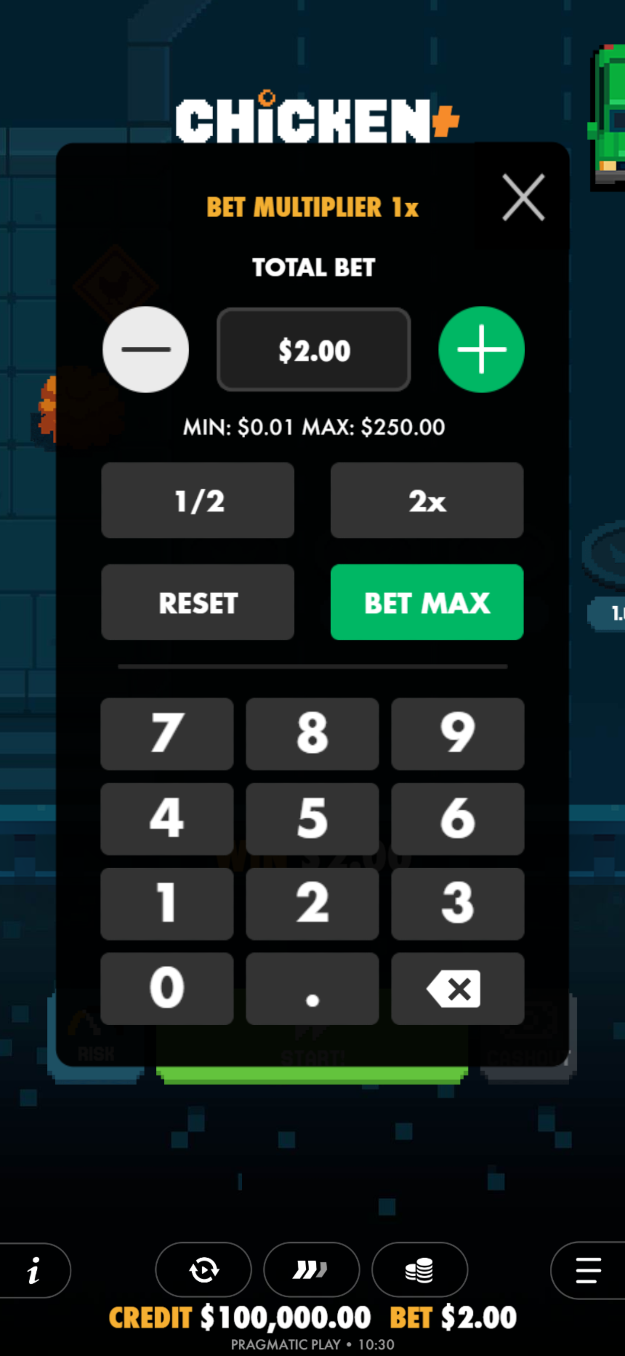 chicken-plus-bet-amount