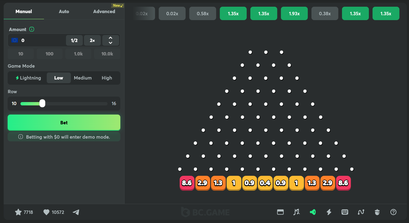 Step1. Decide Your Bet Amount