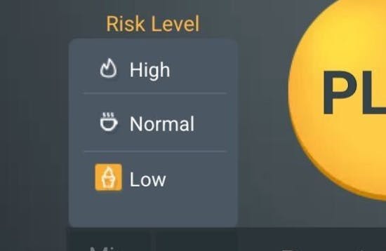 Step2. Pick a Risk Mode