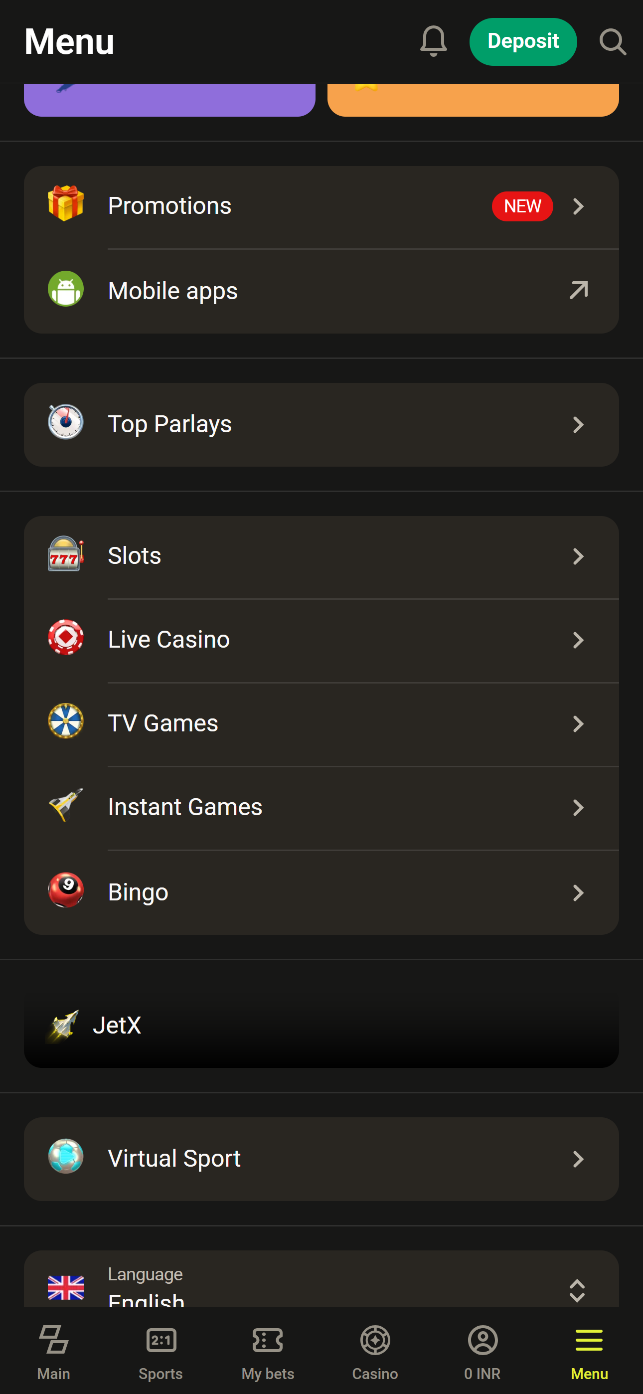Step2. Select Instant Games