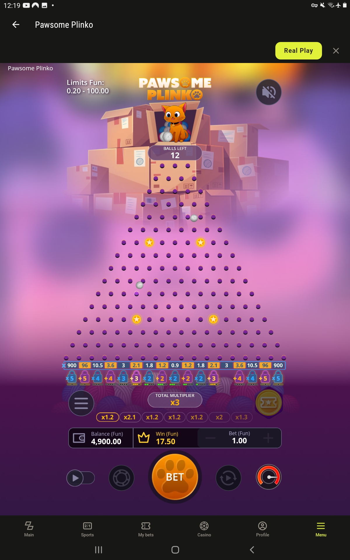 Parimatch Android Plinko App2