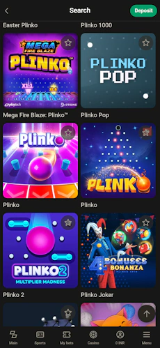 Parimatch iOS Plinko App1