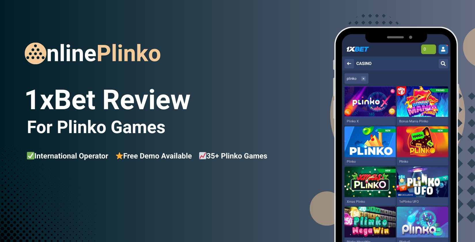 1xBet Plinko Review