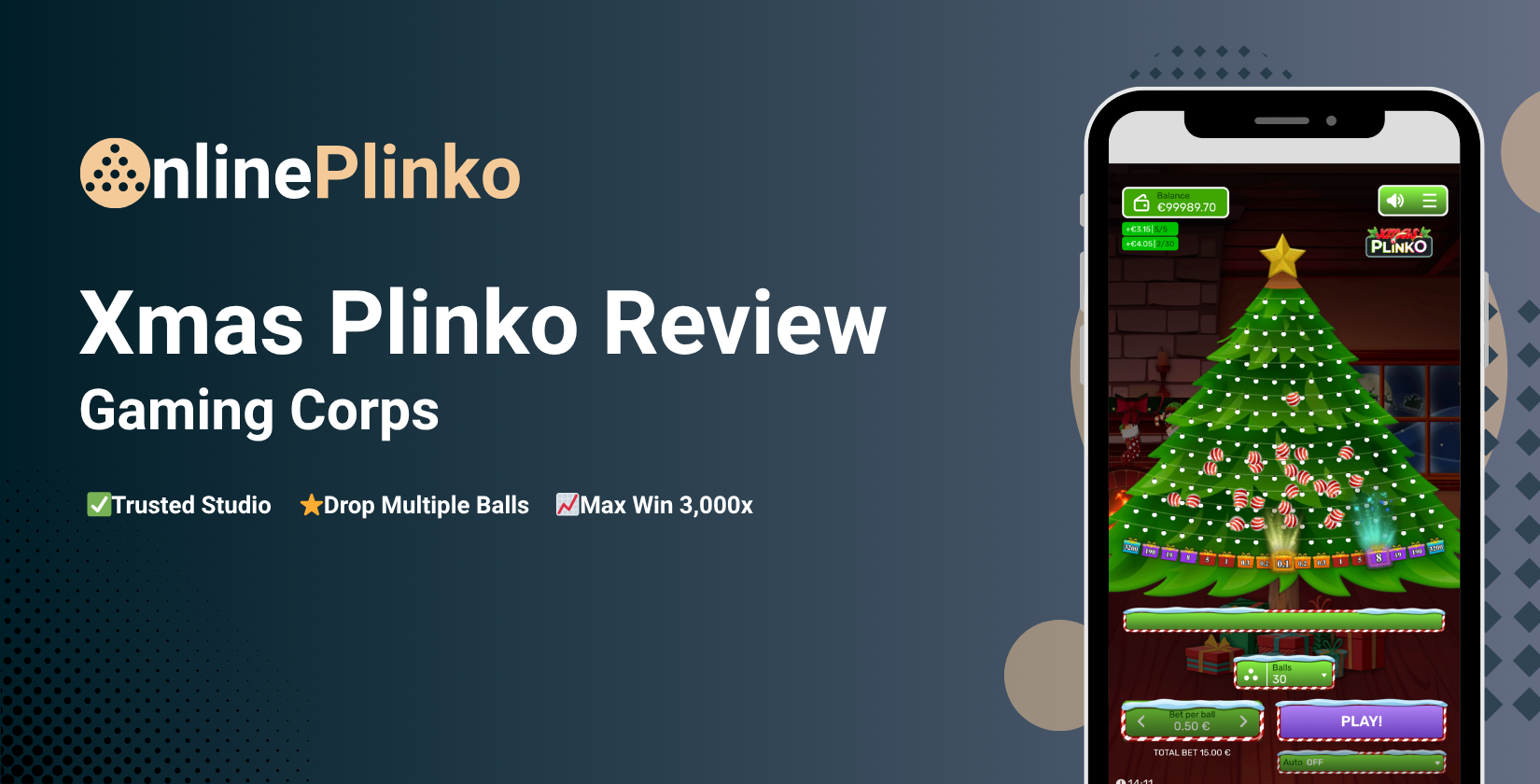 Xmas Plinko Gaming Coprs Review