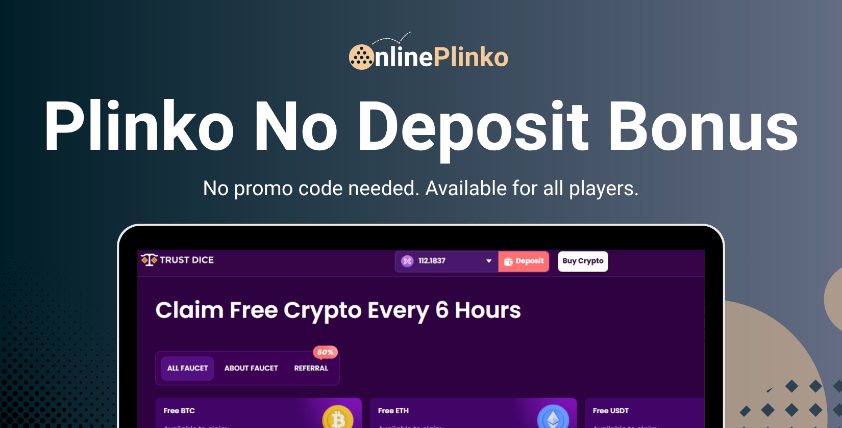 Plinko No Deposit Bonus
