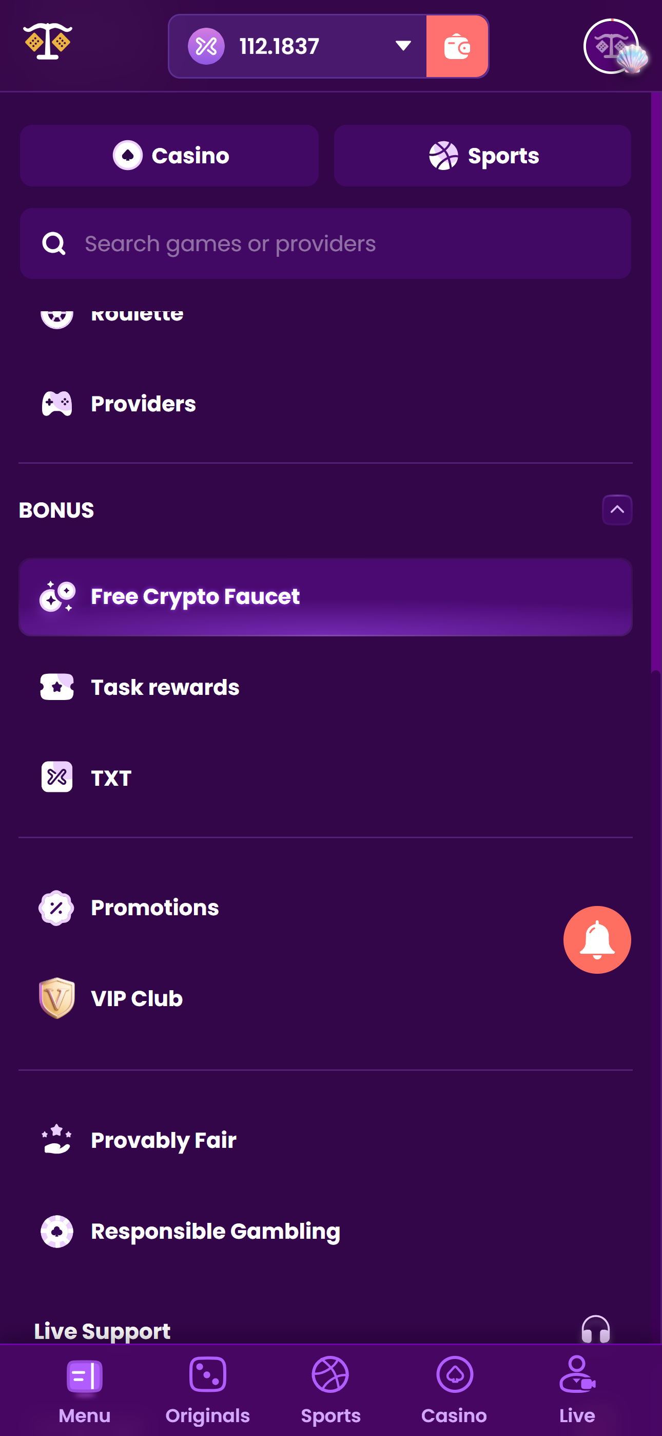 Head to Free Crypto Faucet