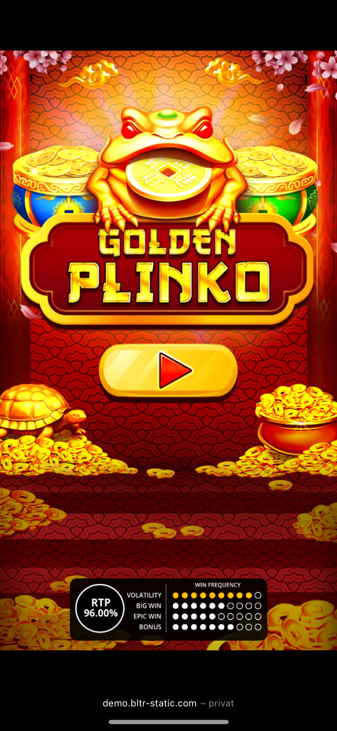 Golden Plinko Desktop