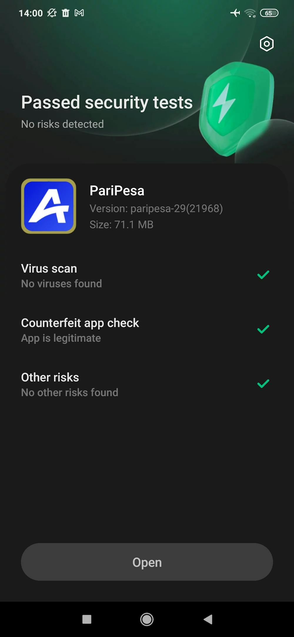 8 - App installed.