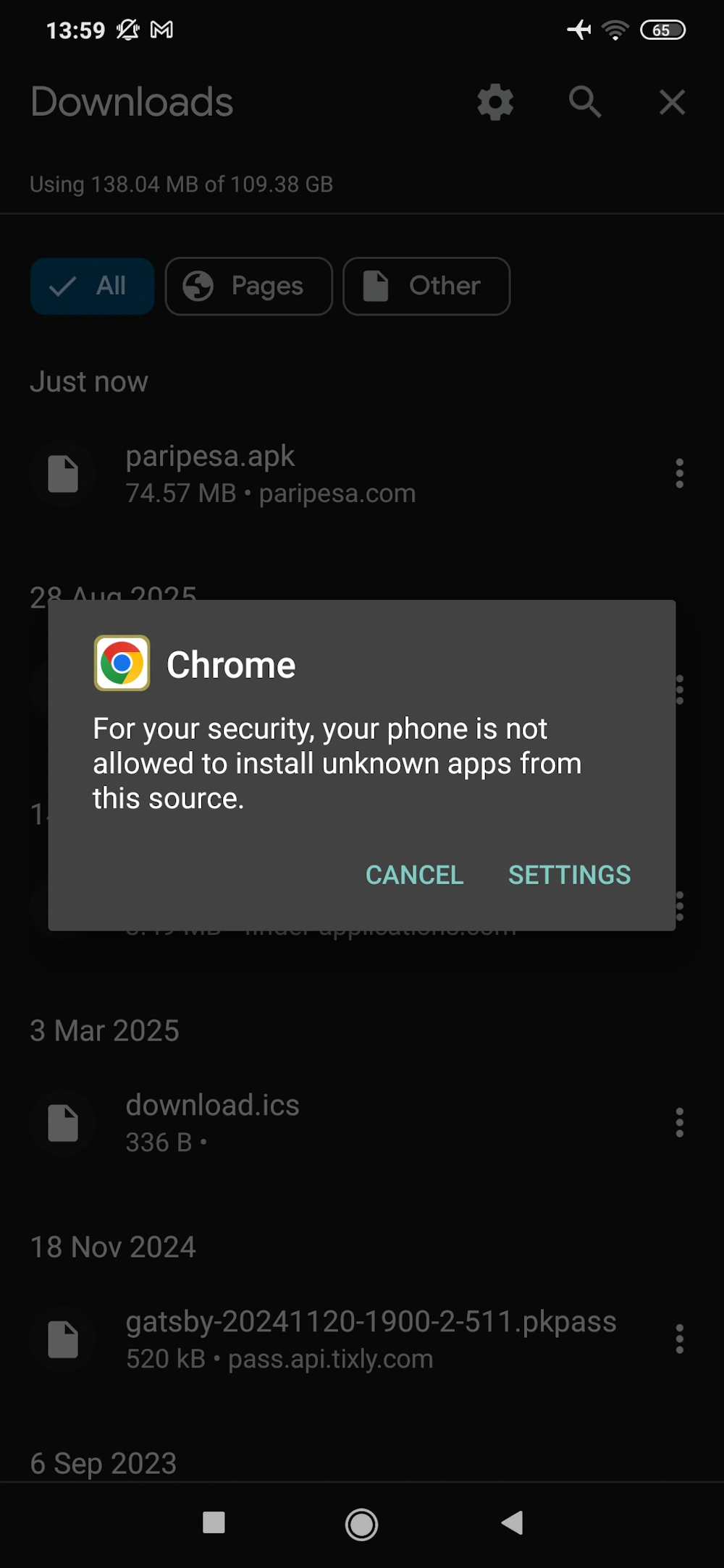 5 - Follow the pop-up window. 