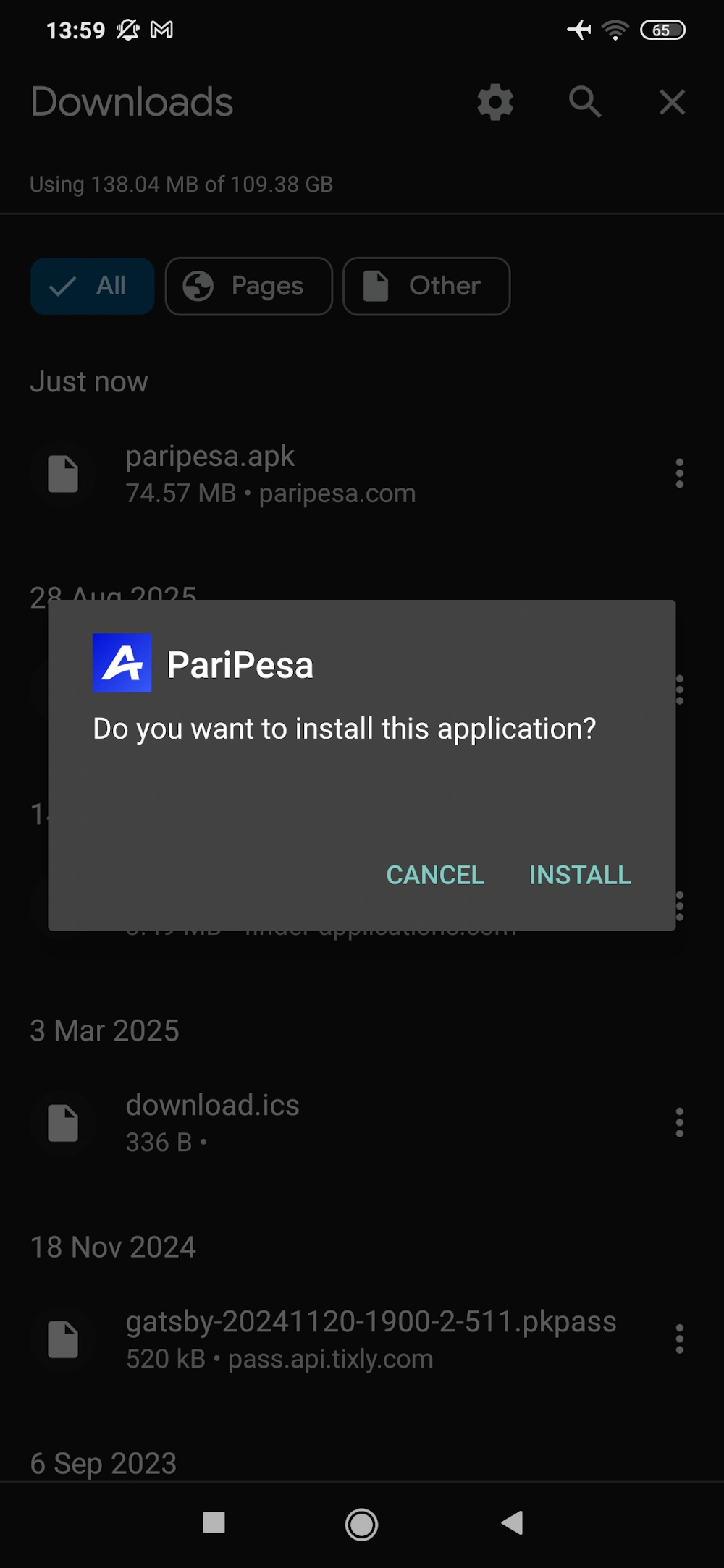 7 - Confirm to install.