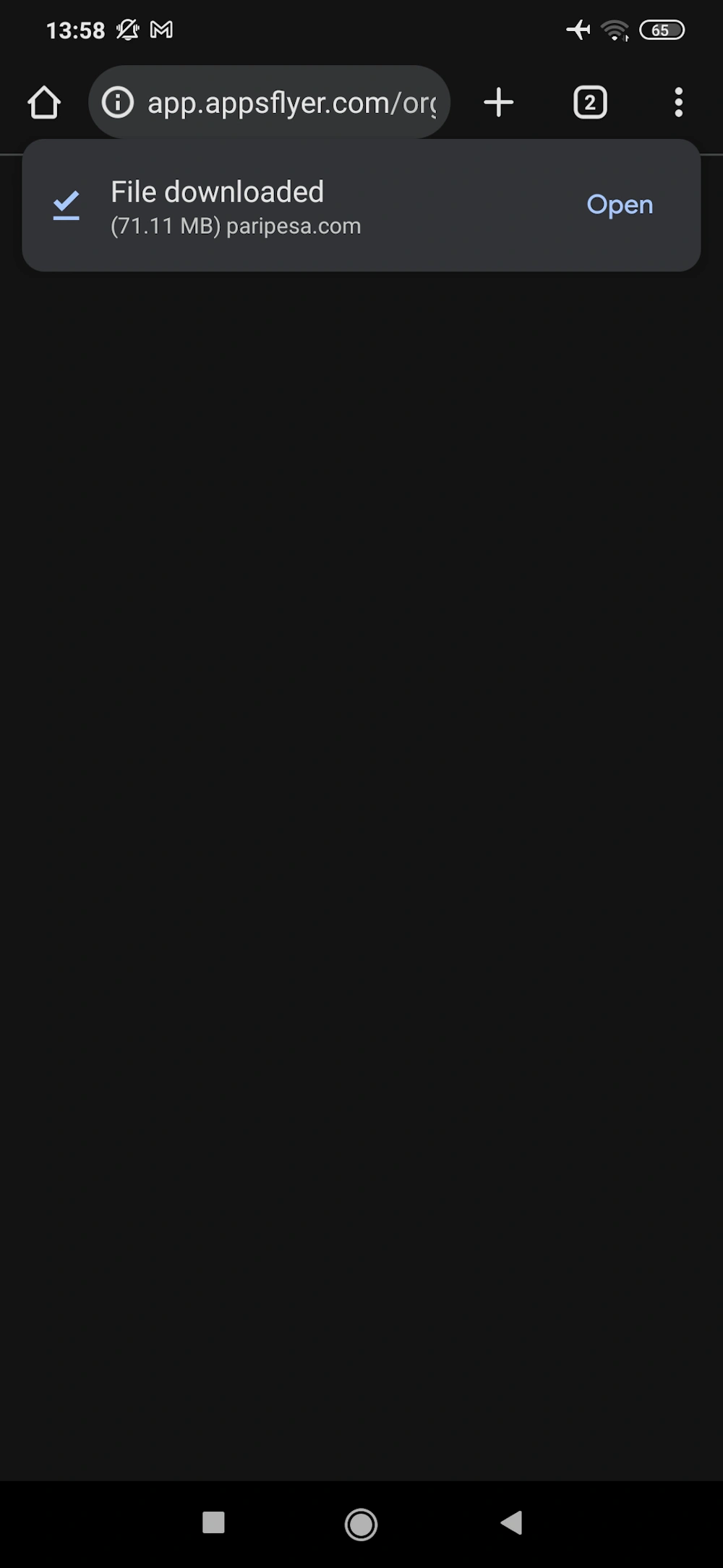 4 - Open the APK file.