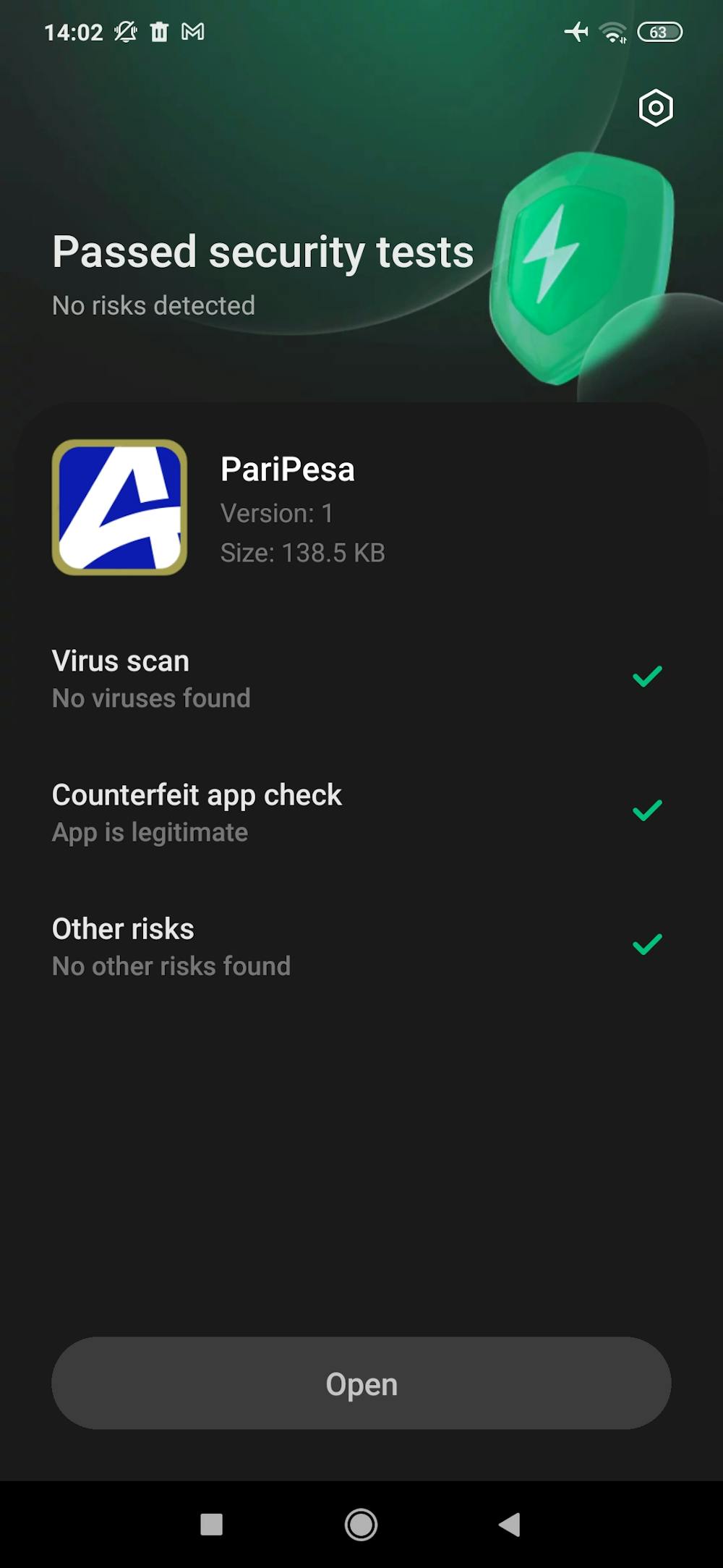 5 - App installed.