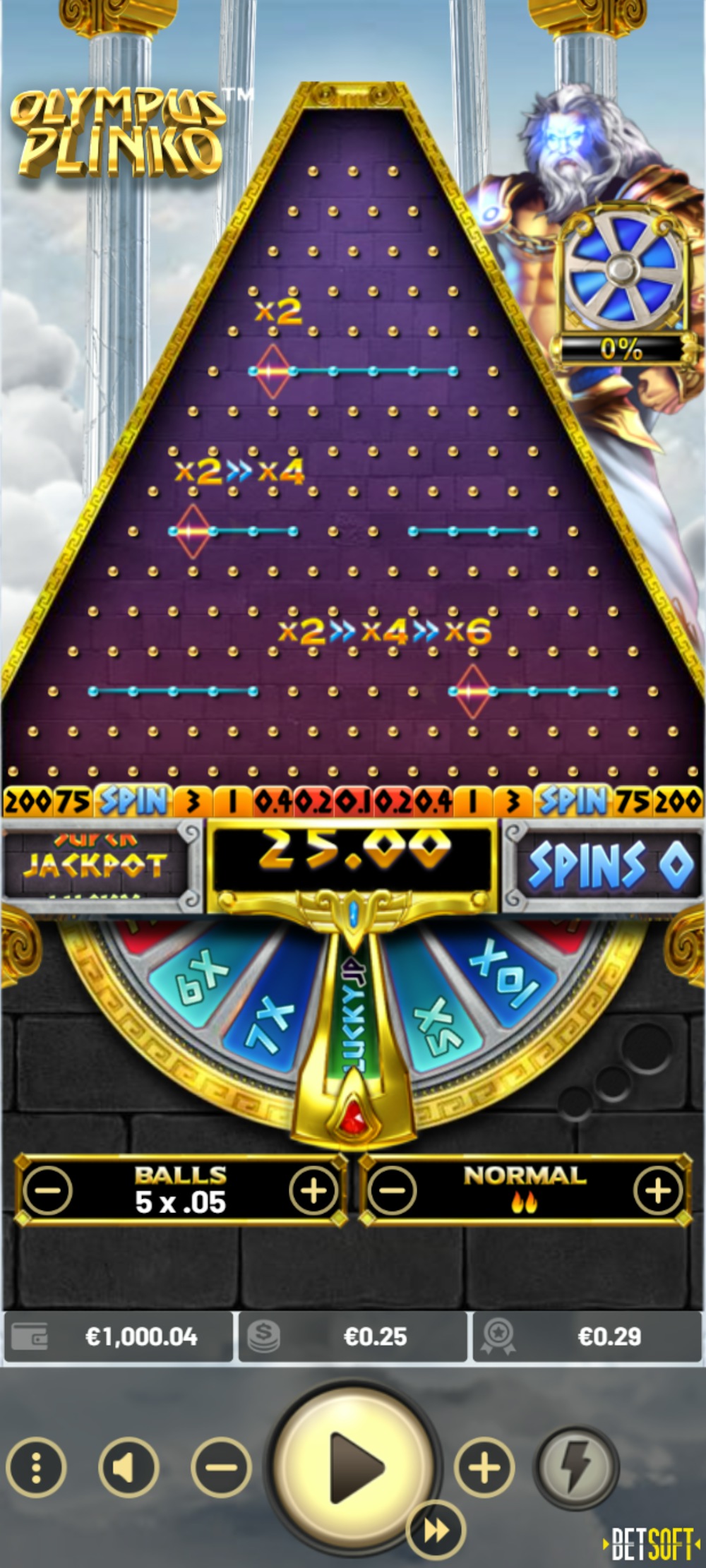 olympus-plinko-multiplier-bars