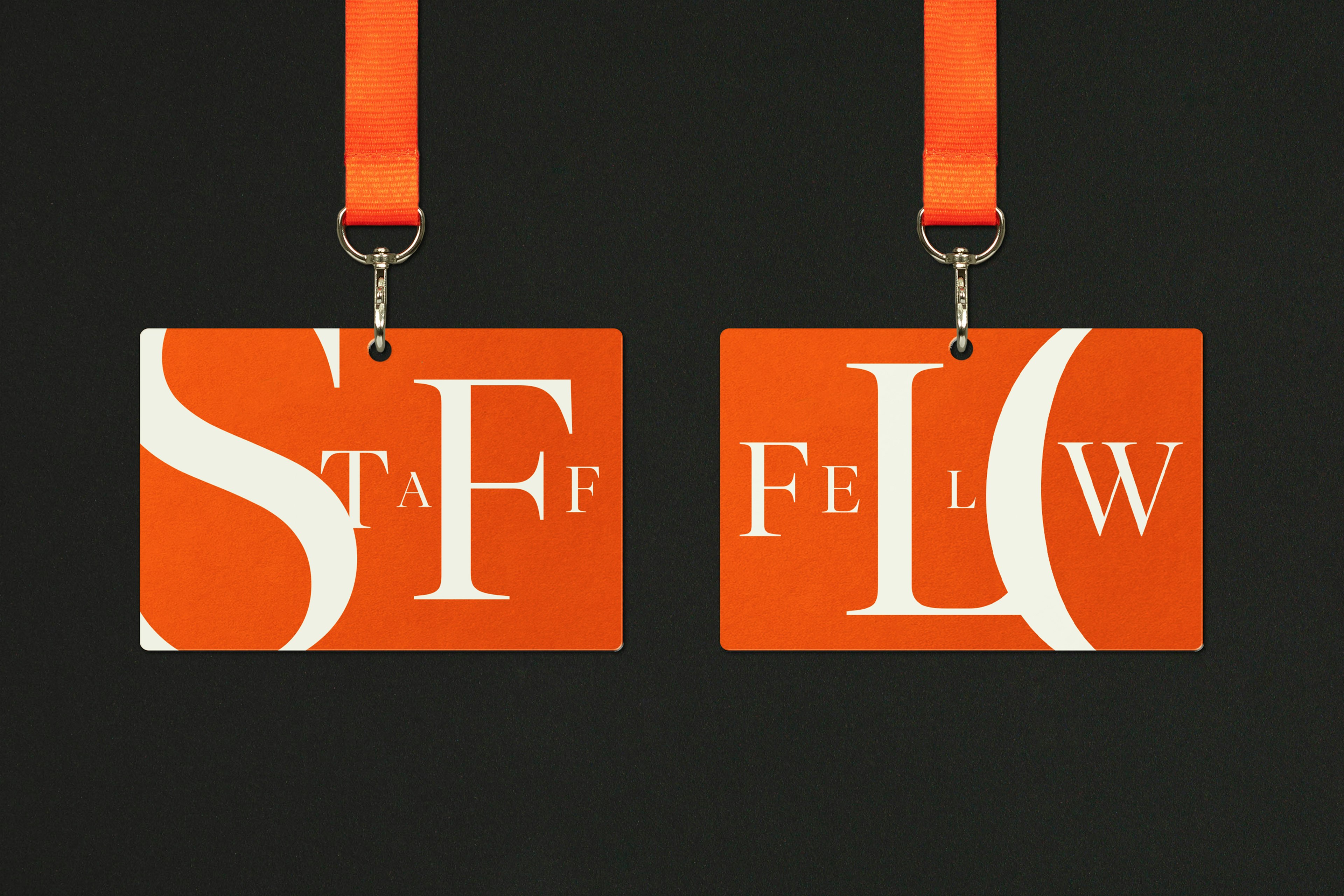 Lanyard designs for the British Academy Summer Showcase.