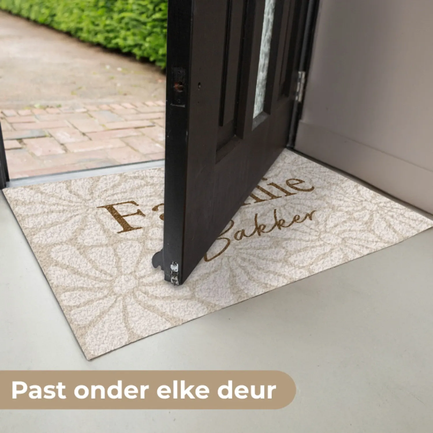 Gepersonaliseerde deurmat - met de Familie naam