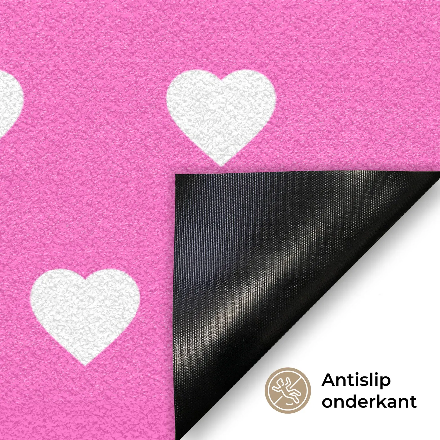 Deurmat met PVC antislip onderkant