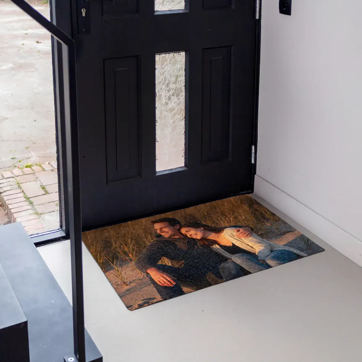 Deurmat met je eigen gekozen foto