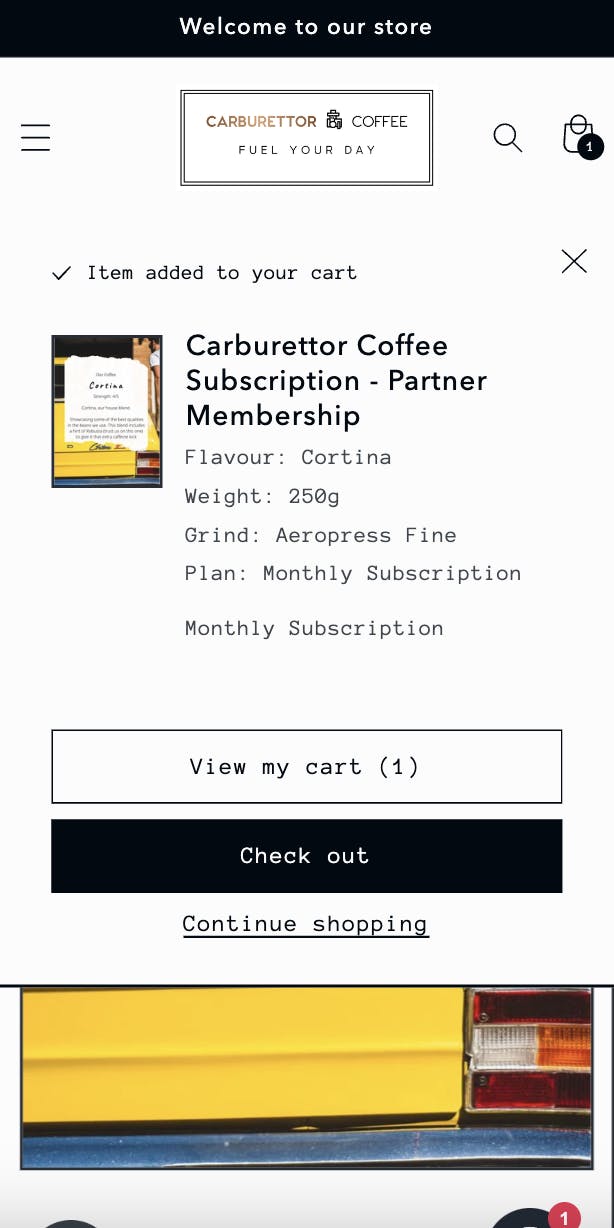 Carburettor Coffee site