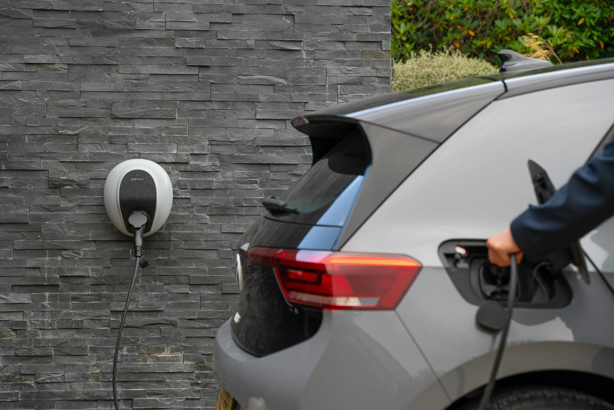 Volkswagen ID.4 electric car being charged