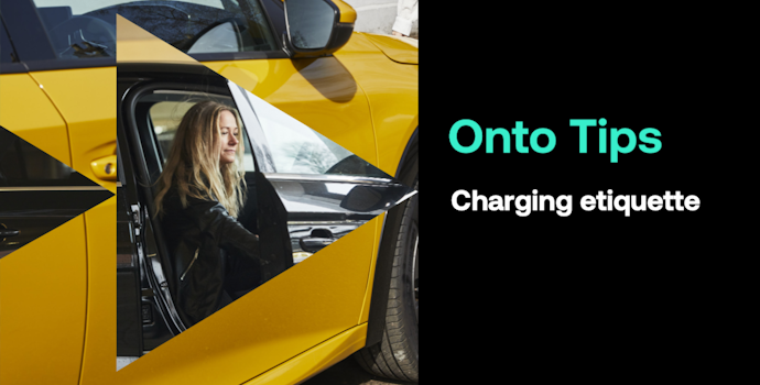 Electric car charging etiquette image