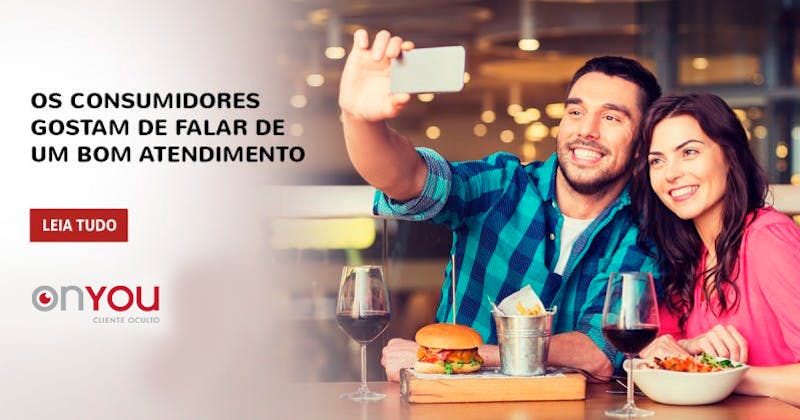 Os consumidores gostam de falar de um bom atendimento