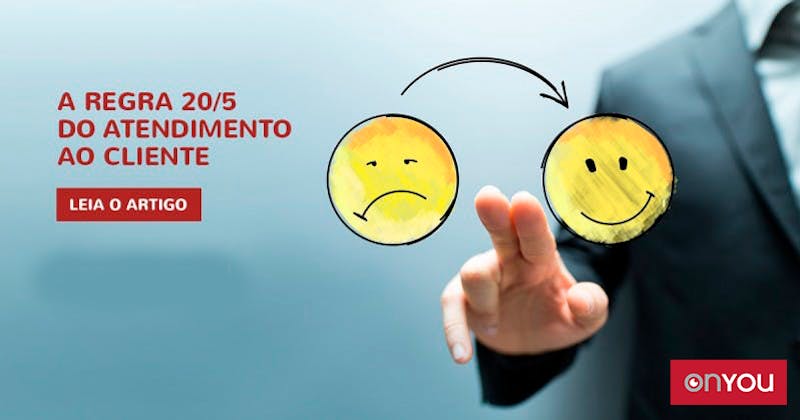 A regra 20/5 do atendimento ao cliente