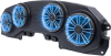 Overhead rollbar component speakers
