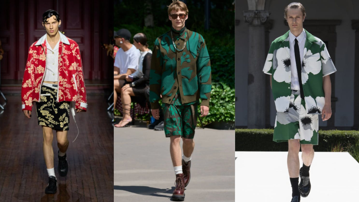 Mens floral spring/summer fashion 2024