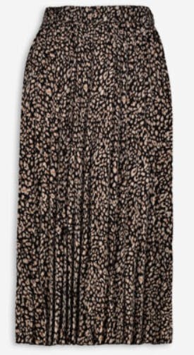 Brown Leopard Pattern Skirt from tk maxx uk