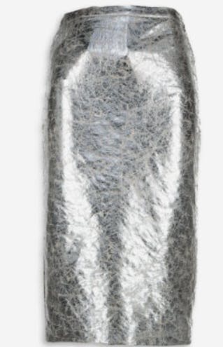 Silver Metallic Skirt from tk maxx uk