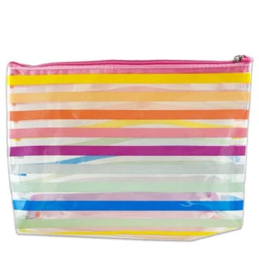 Rainbow Transparent Pencil Case from the works uk