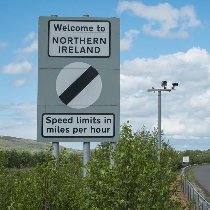Northern Ireland Signpost - Welcome to Northern Ireland