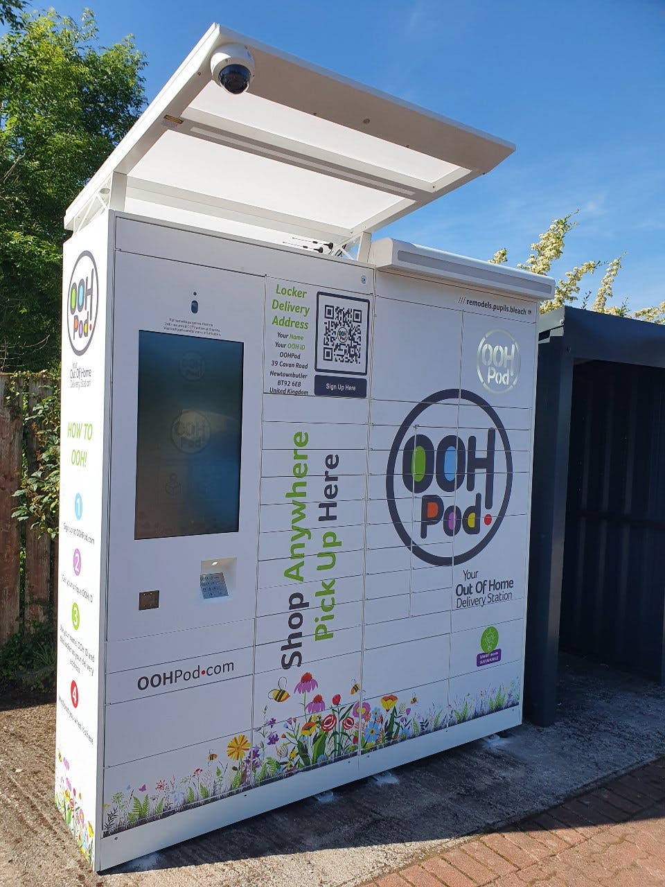 Parcel Locker OOHPod Newtownbutler Northern Ireland