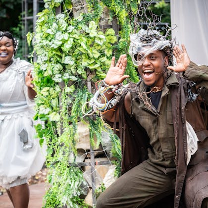Juliet Agnes in The Tempest re-imagined for everyone aged six and over