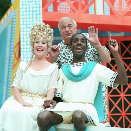 Roy Hudd in A Funny Thing Happened on the Way to the Forum
