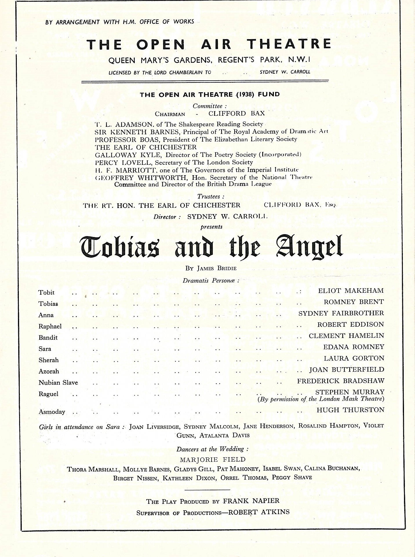 Hugh Thurston in Tobias and the Angel