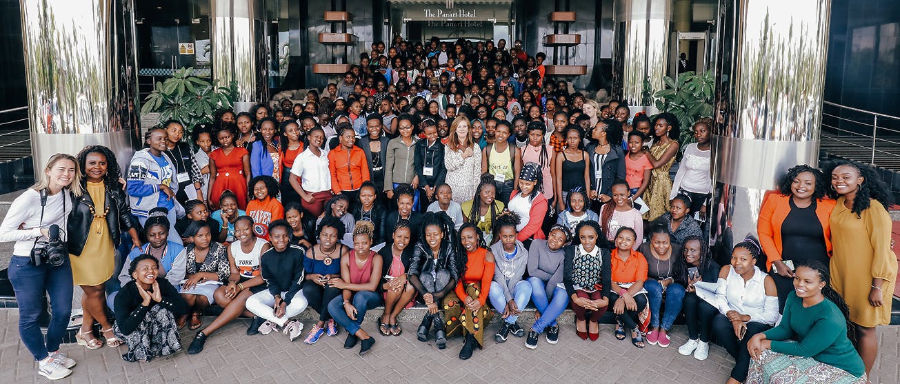 All the Mentees in a group shot