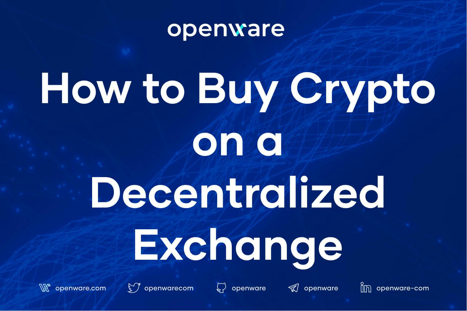 how to buy decentralized crypto
